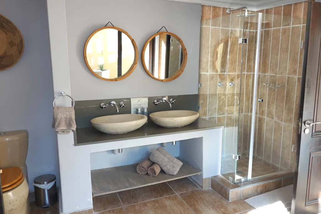 Vanity and Shower